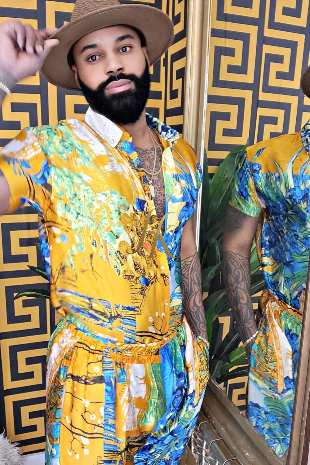 Ultimate Luxury Men's Rave Wear: Silk Set for Unmatched Style and Comfort - kayibstrore
