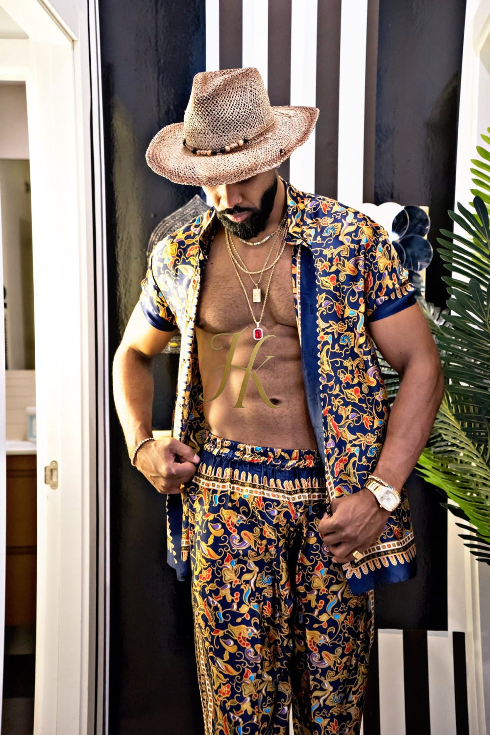 Luxury Handmade Outfits: Men's best Silk Set - kayibstrore