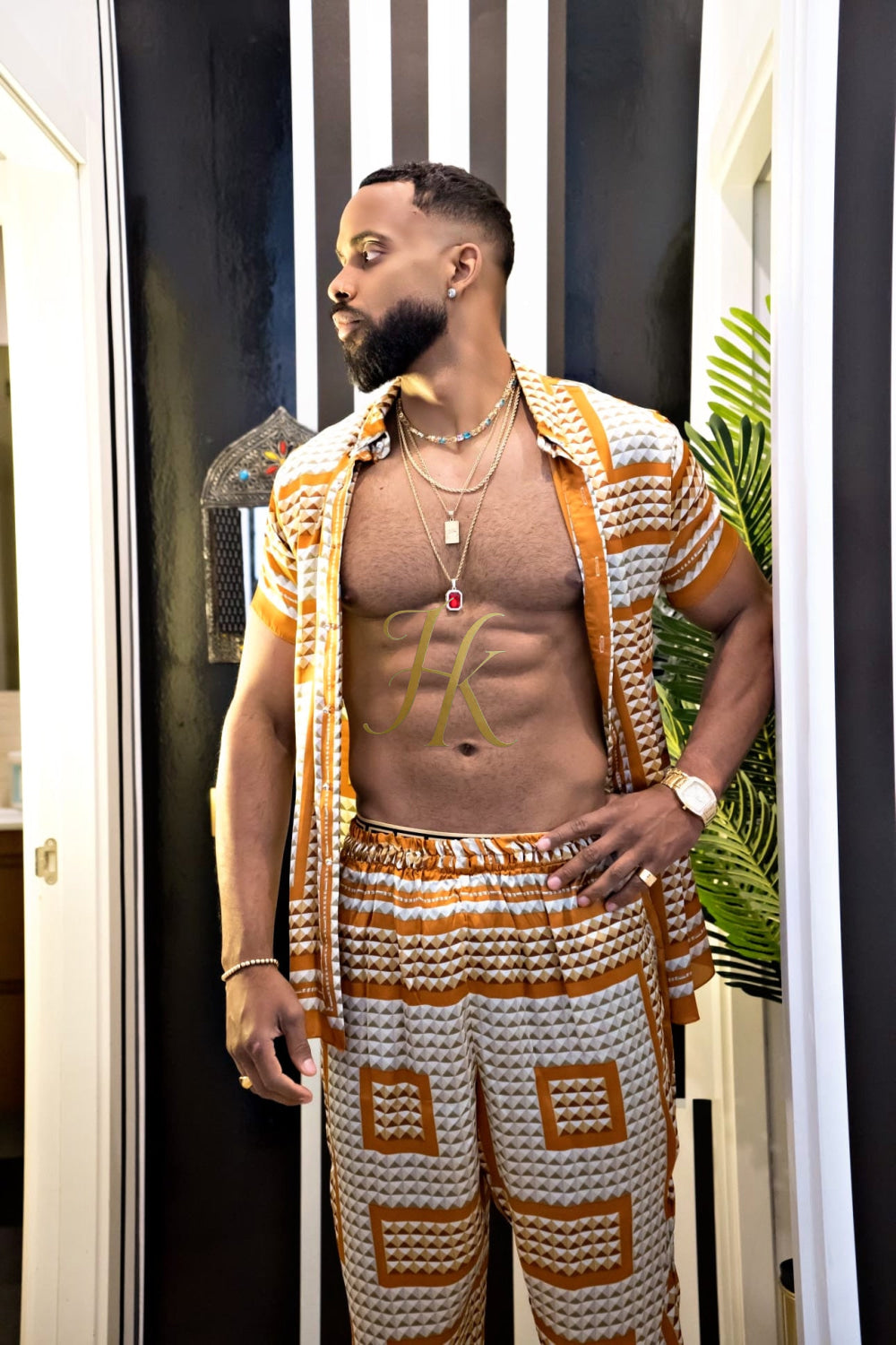 Luxury Handmade Outfits: Men's Luxury Silk Set - kayibstrore