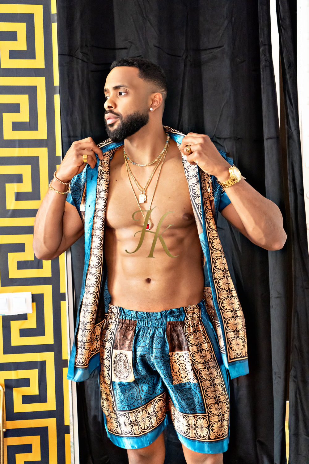 Men's Luxury Silk Dress Set Outfit - Elevate Your Style Game with Ultimate Comfort and Unbeatable Quality - kayibstrore