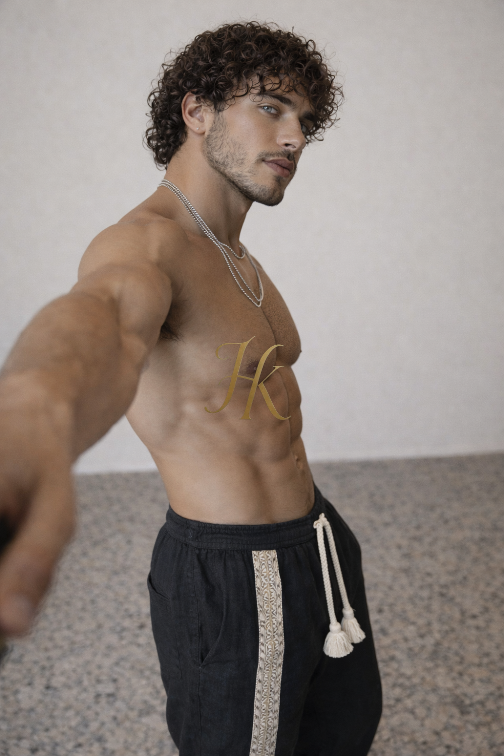 Designer Ornamental Lounge Pants | Modern Men’s Luxury