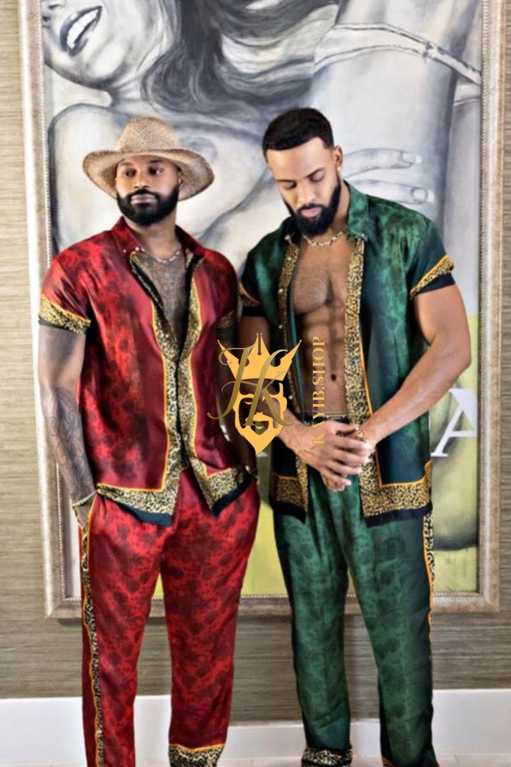 Handmade Outfits: Men's Luxury Silk Set - kayibstrore