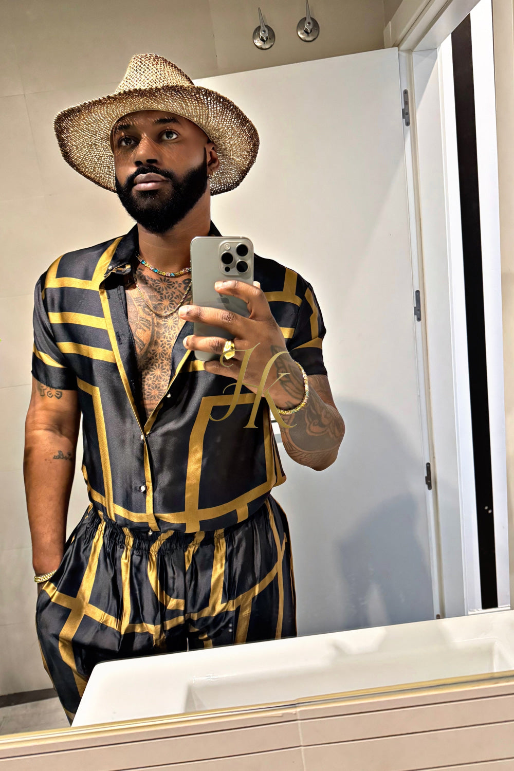 Handmade Outfits: Men's Luxury Silk Set - kayibstrore