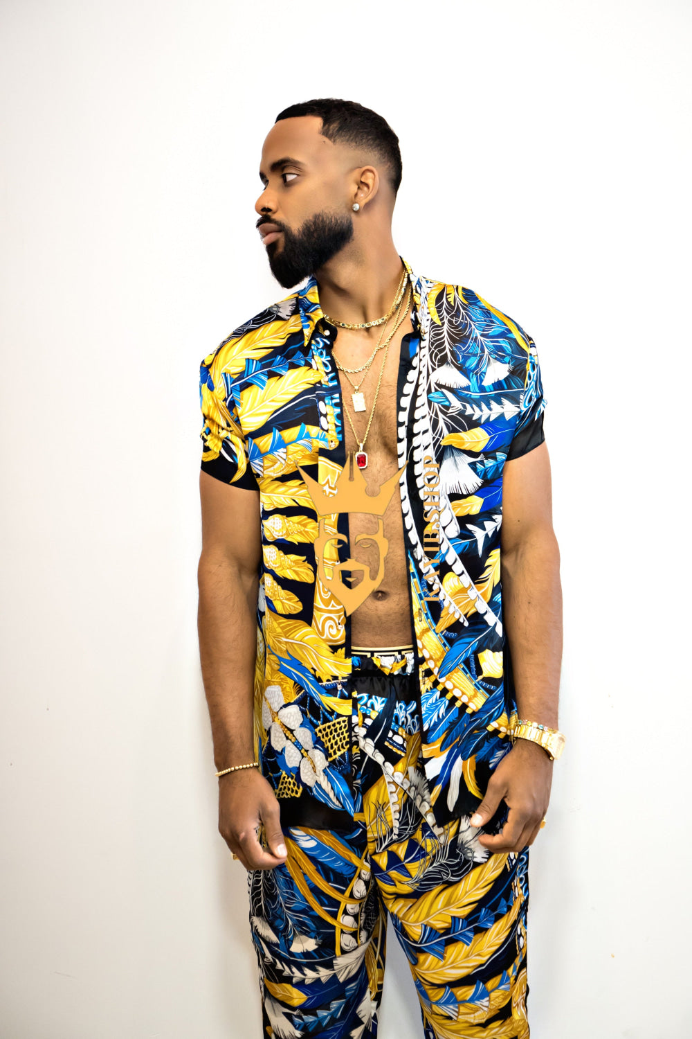 Luxury handmade Men's Silk Festival Outfits set - kayibstrore