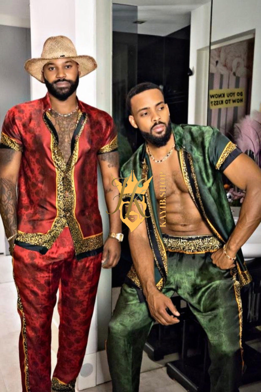 Handmade Outfits: Men's Luxury Silk Set - kayibstrore