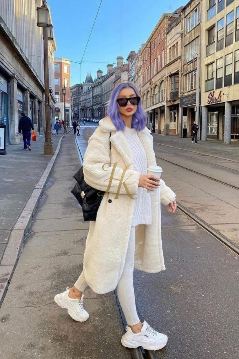 Unisex Teddy genuine wool sheepskin Luxury Coat - Stay Warm and Stylish in this Ethically Produced Fur Coat - kayibstrore