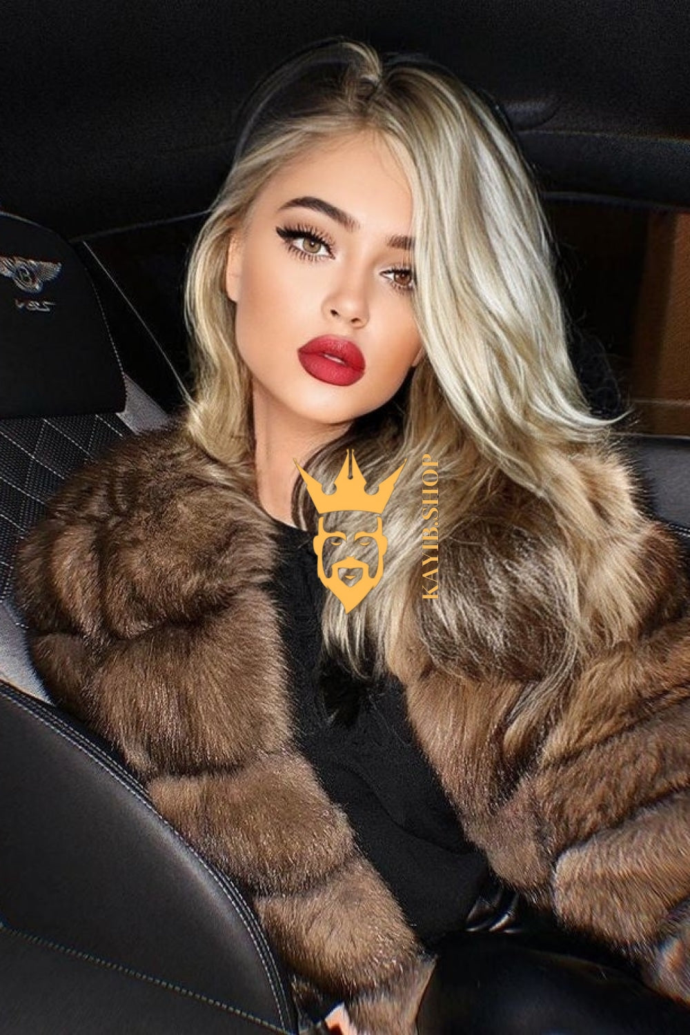 Winter Luxury Raccoon Fur Short Coat - Stay Stylish and Warm with Oversized Sleeves - 100% Real Fur Luxury - kayibstrore
