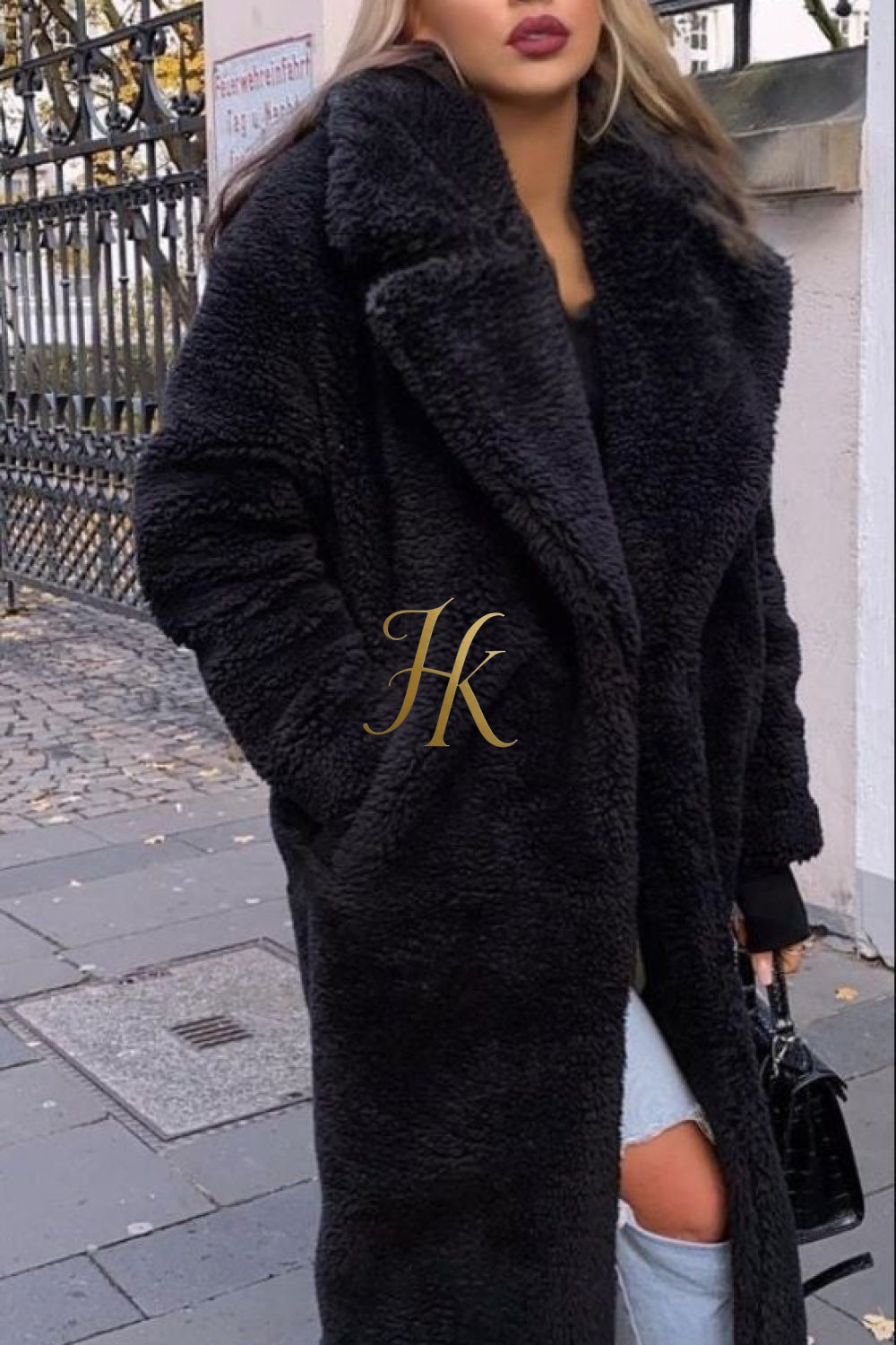 Luxury Teddy genuine wool sheepskin Luxury Coat - Stay Warm and Stylish in this Ethically Produced Fur Coat couple goals - kayibstrore