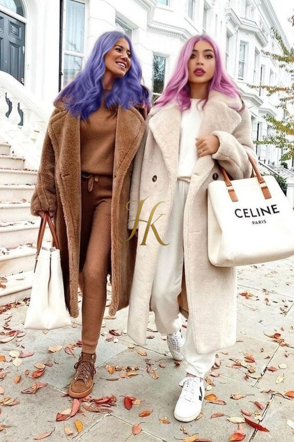 Luxury Teddy genuine wool sheepskin Luxury Coat - Stay Warm and Stylish in this Ethically Produced Fur Coat couple goals - kayibstrore