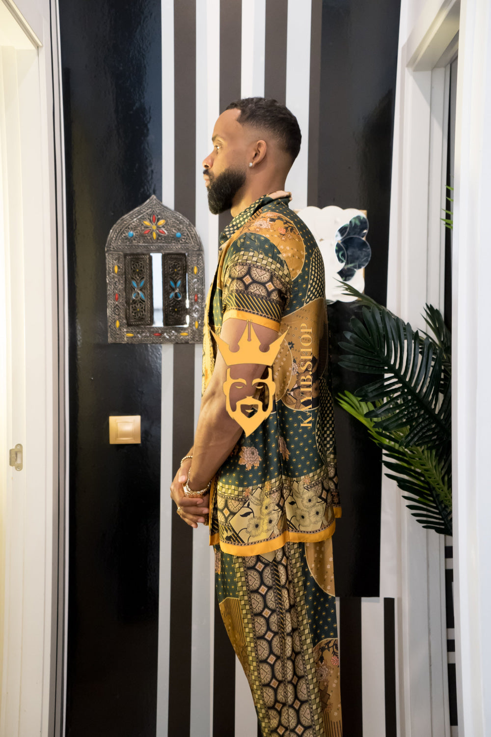 Men's party Luxury Silk Dress Set Outfit - Elevate Your Style Game with Ultimate Comfort and Unbeatable Quality - kayibstrore