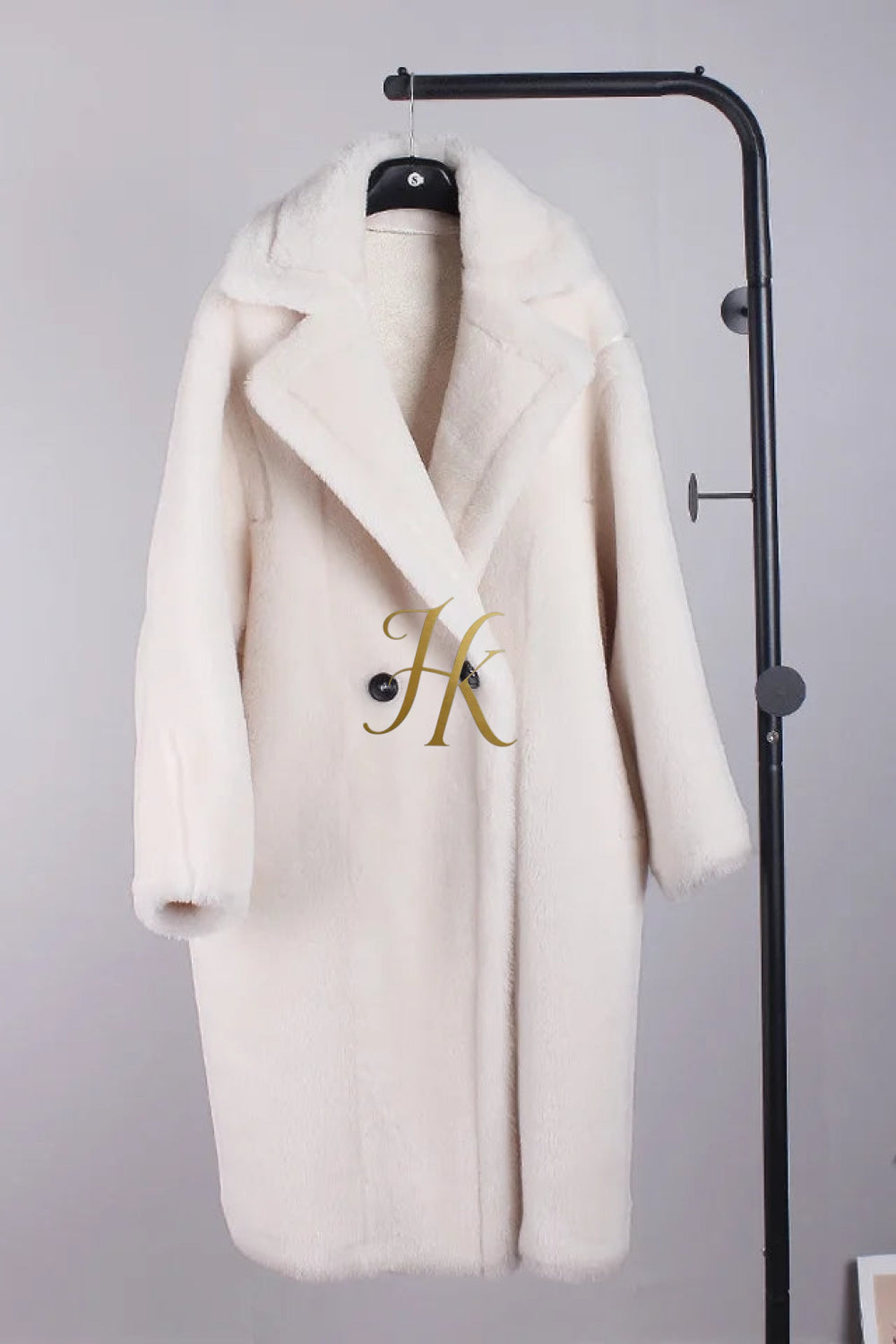 Luxury Teddy genuine wool sheepskin Luxury Coat - Stay Warm and Stylish in this Ethically Produced Fur Coat couple goals - kayibstrore