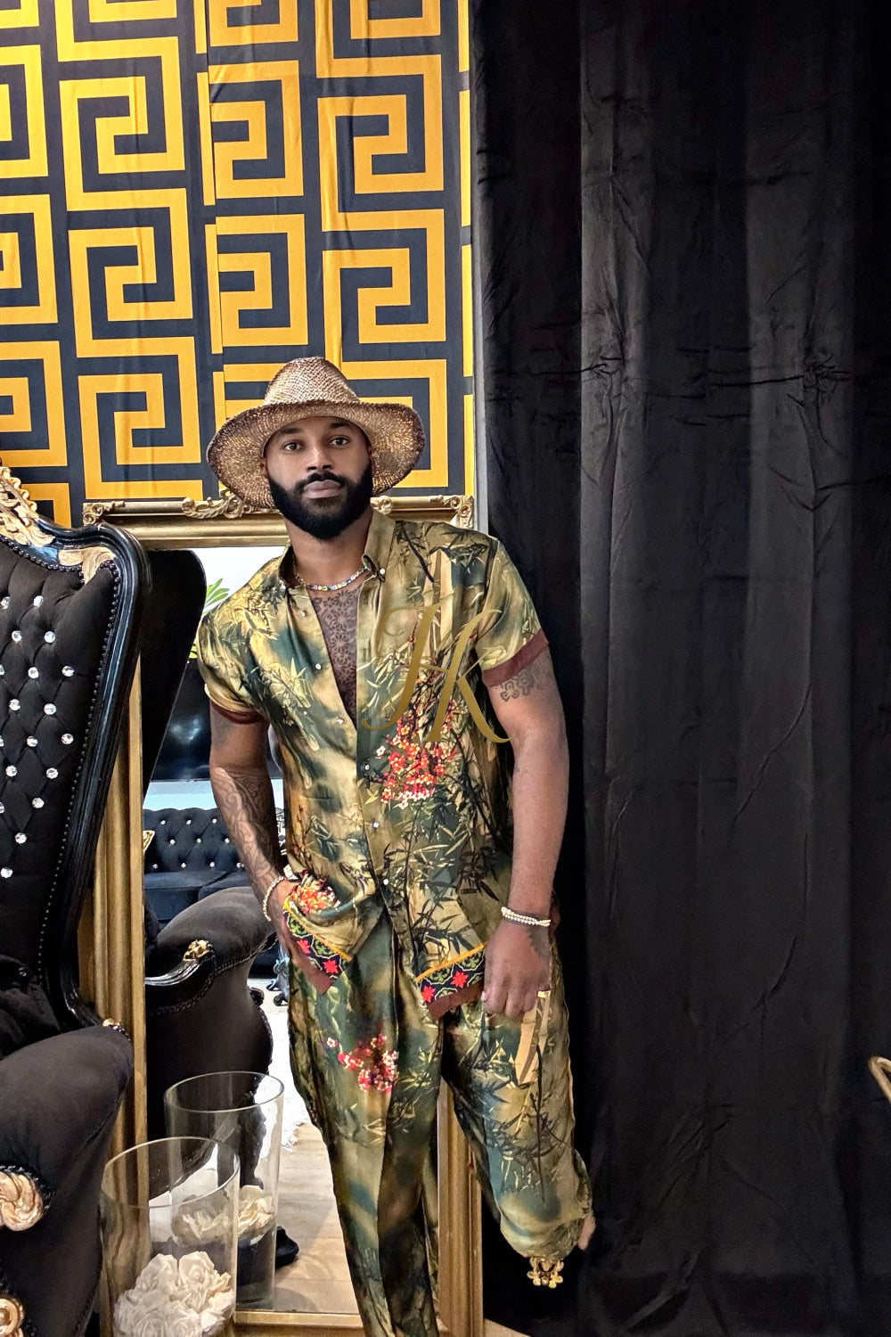 Luxury Handmade Outfits: Men's Luxury Silk Set - kayibstrore
