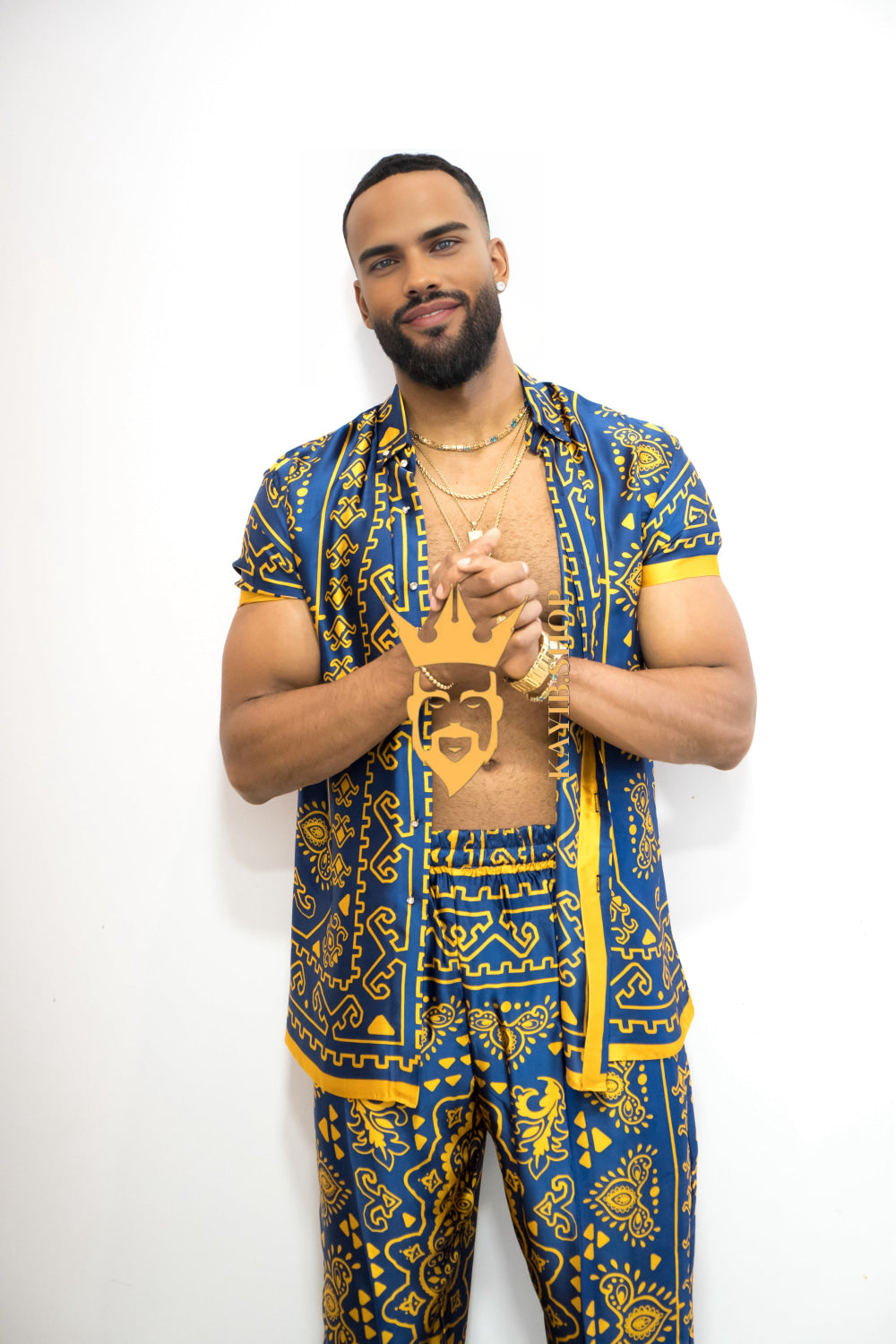 Luxury Silk Rave Wear for Men - kayibstrore