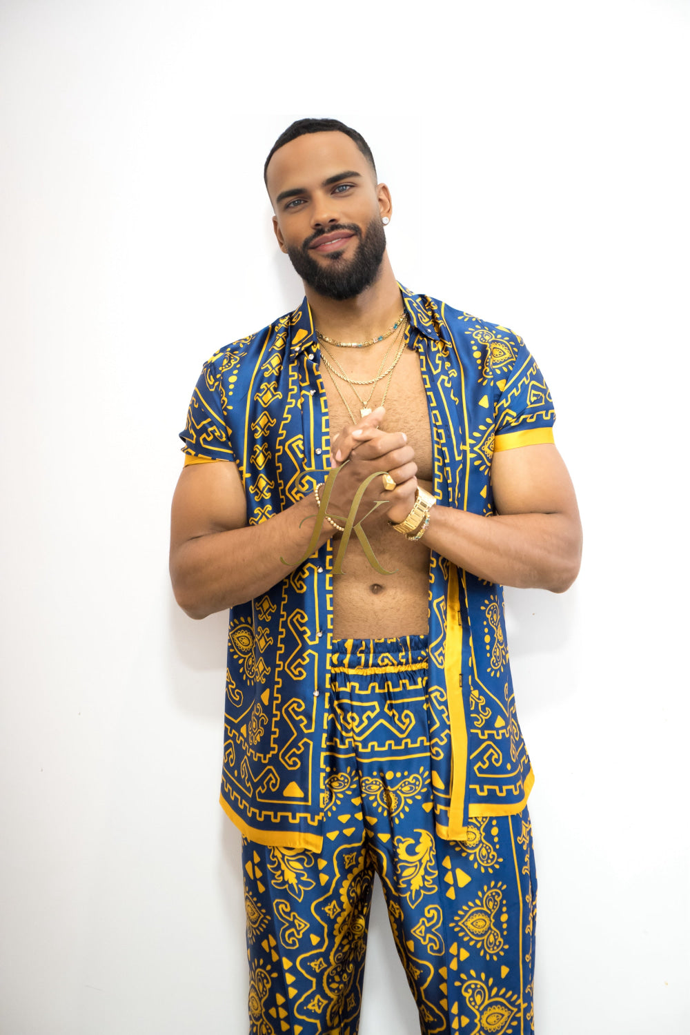 Luxury Silk Rave Wear for Men - kayibstrore