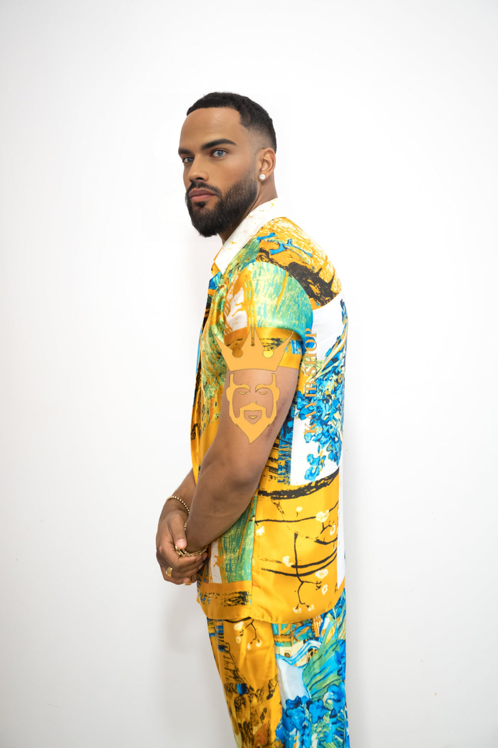 Luxurious Handmade Men's Silk Set Pants - kayibstrore