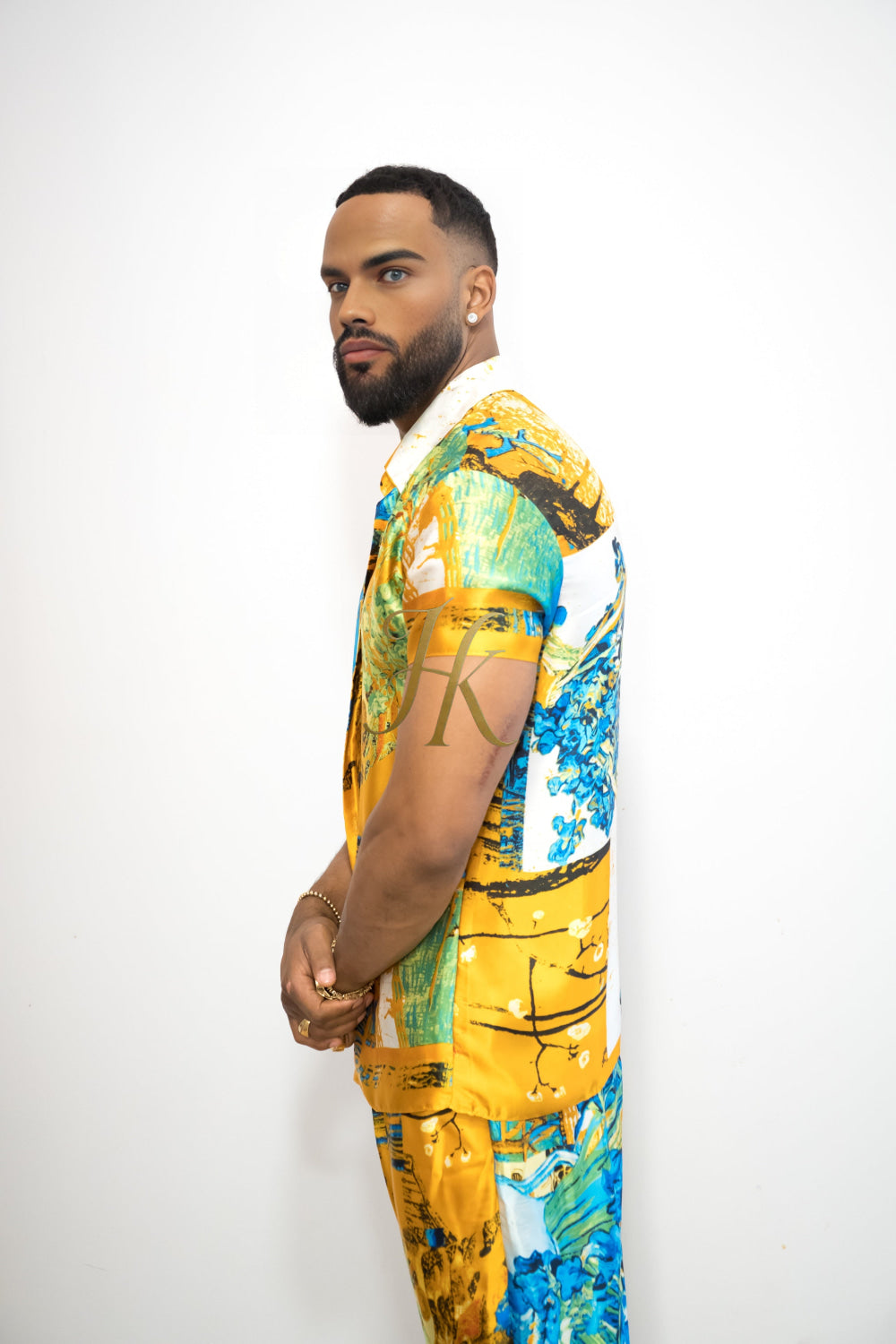Luxurious Handmade Men's Silk Set Pants - kayibstrore