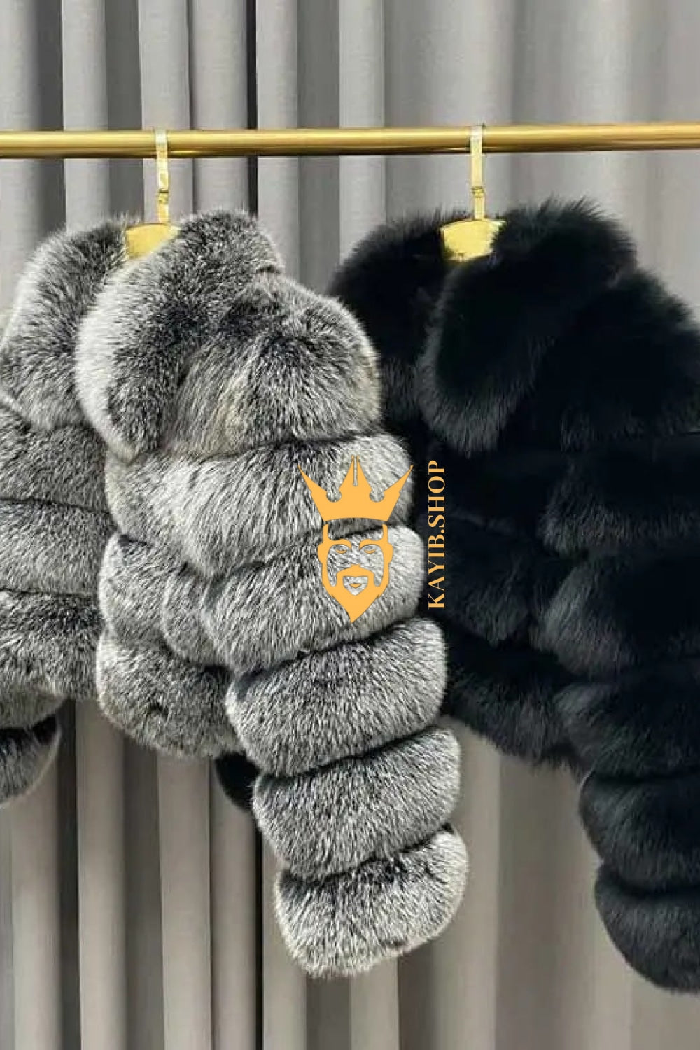 Fashion Raccoon Fur Short Coat - Stay Stylish and Warm with Oversized Sleeves - 100% Real Fur Luxury - kayibstrore