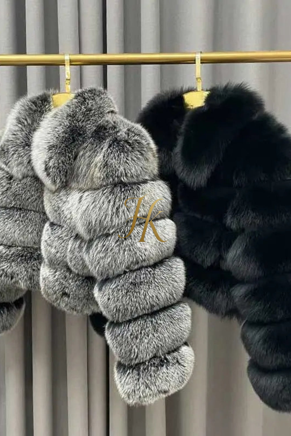 Fashion Raccoon Fur Short Coat - Stay Stylish and Warm with Oversized Sleeves - 100% Real Fur Luxury - kayibstrore