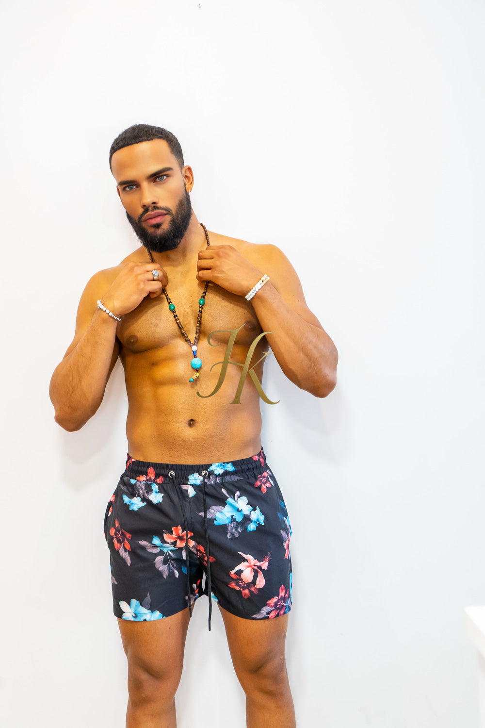 Tropical Vibes Men's Swim Trunks – Quick-Dry, Breathable & Stylish Beach Shorts - kayibstrore