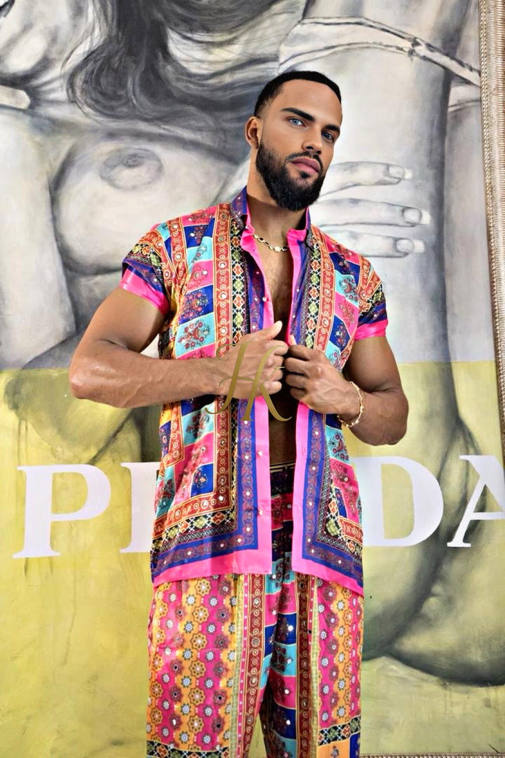 "Exclusive Handmade Silk Ensemble – Limited Edition: Only 10 Worldwide - kayibstrore