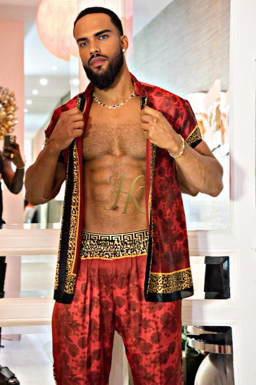 Handmade Outfits: Men's Luxury Silk Set - kayibstrore
