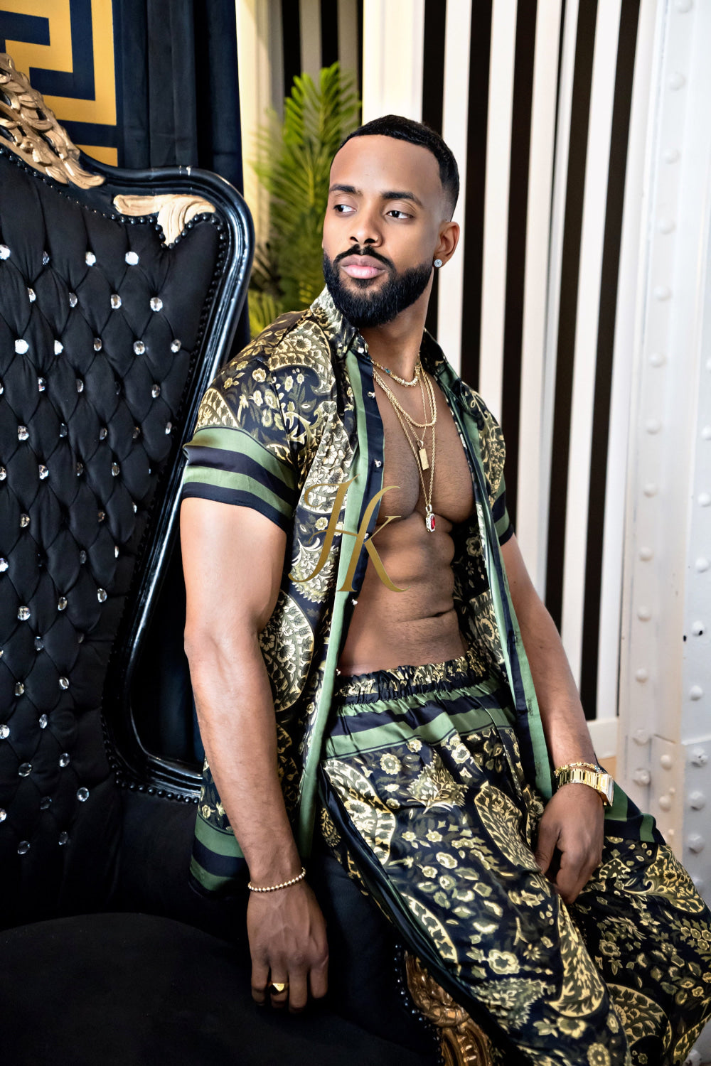 Luxury handmade diner Men's Silk Party Outfits set - kayibstrore