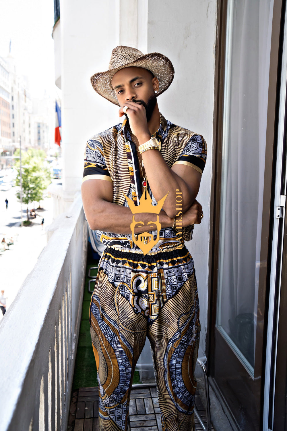 Luxury Silk Set for Men: Perfect Summer and Beach Wear - kayibstrore