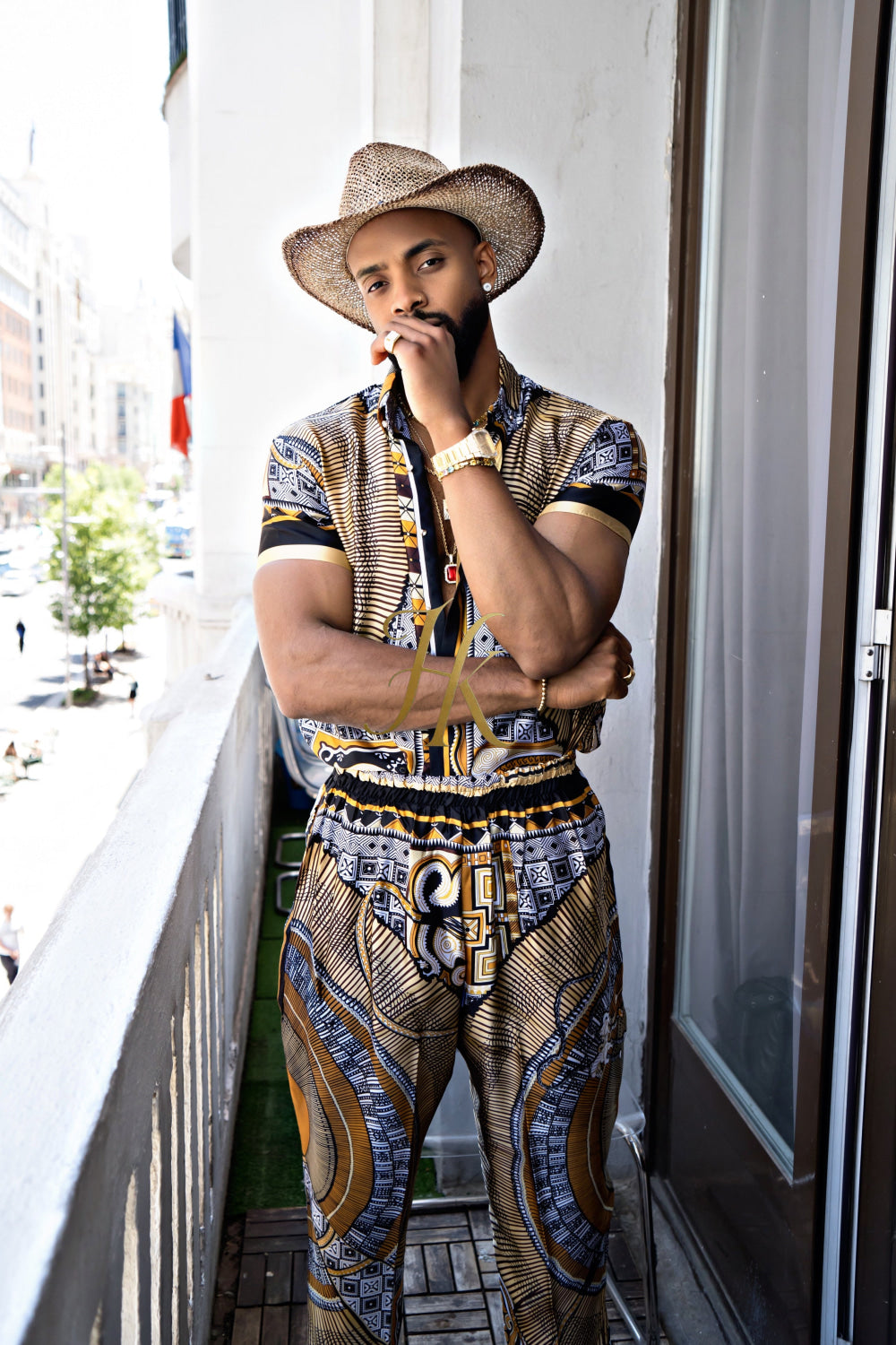 Luxury Silk Set for Men: Perfect Summer and Beach Wear - kayibstrore