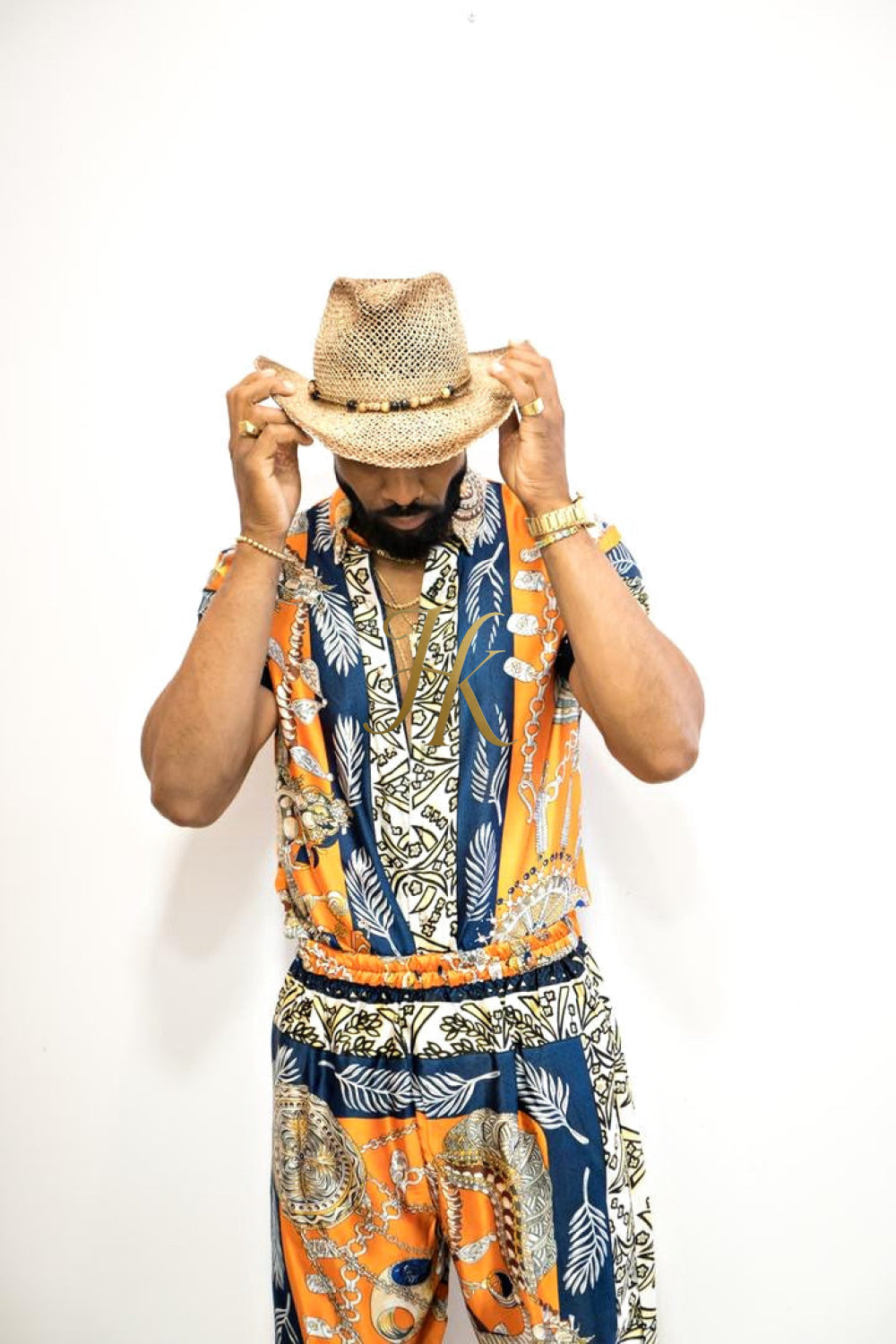 Unleash Your Style: Luxury Silk Set Festival Wear for Men - kayibstrore
