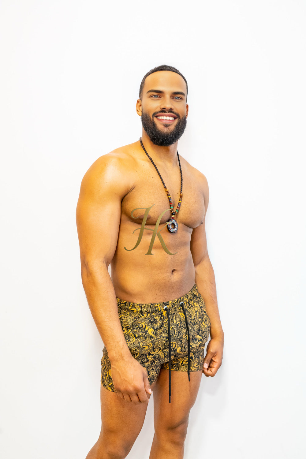 Tropical Vibes Men's Swim Trunks – Quick-Dry, Breathable & Stylish Beach Shorts - kayibstrore