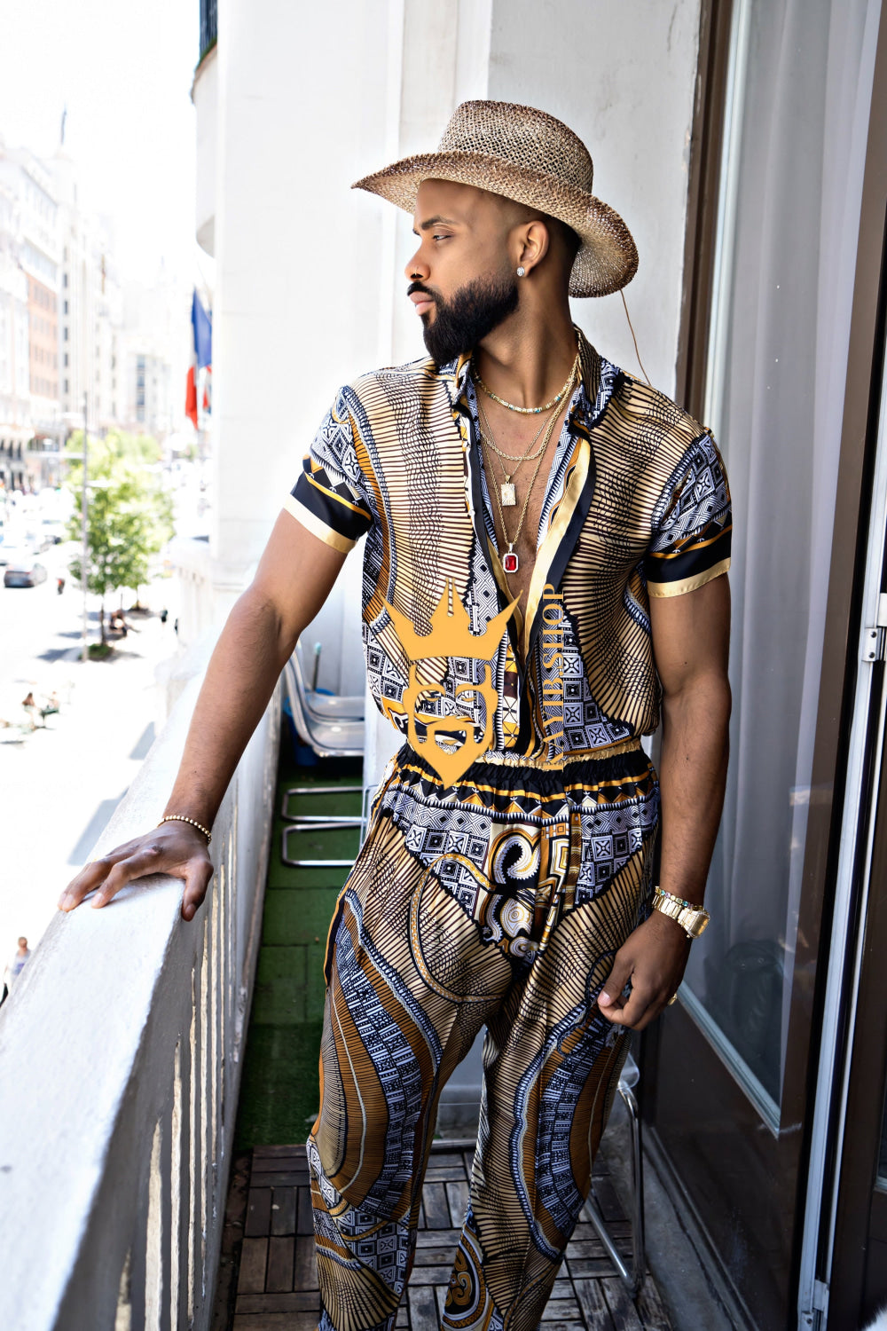 Luxury Silk Set for Men: Perfect Summer and Beach Wear - kayibstrore
