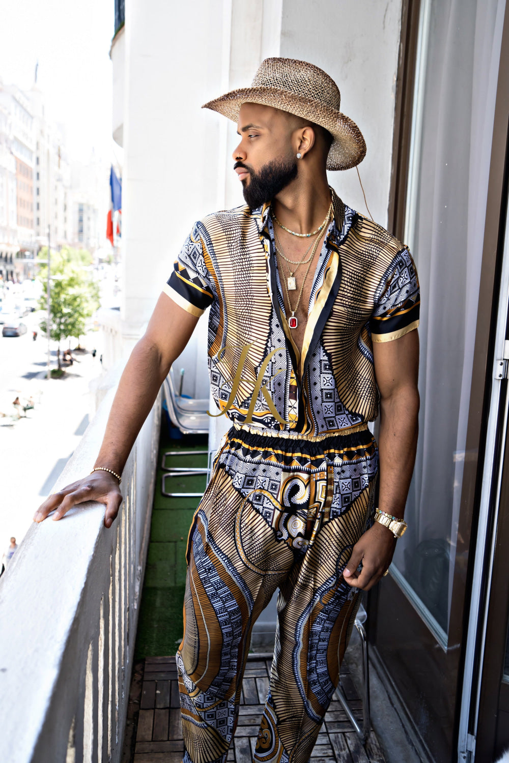 Luxury Silk Set for Men: Perfect Summer and Beach Wear - kayibstrore