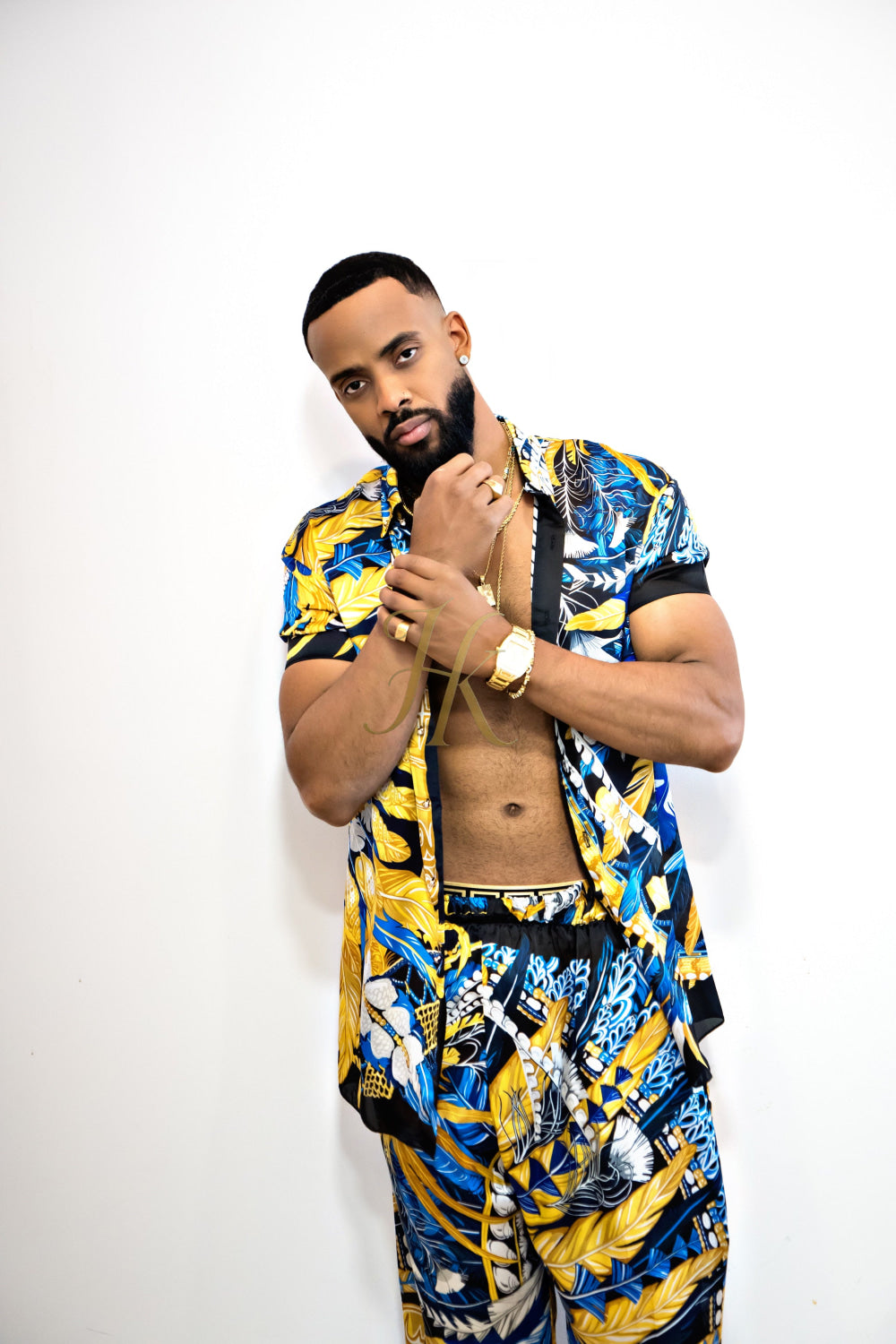 Luxury handmade Men's Silk Festival Outfits set - kayibstrore