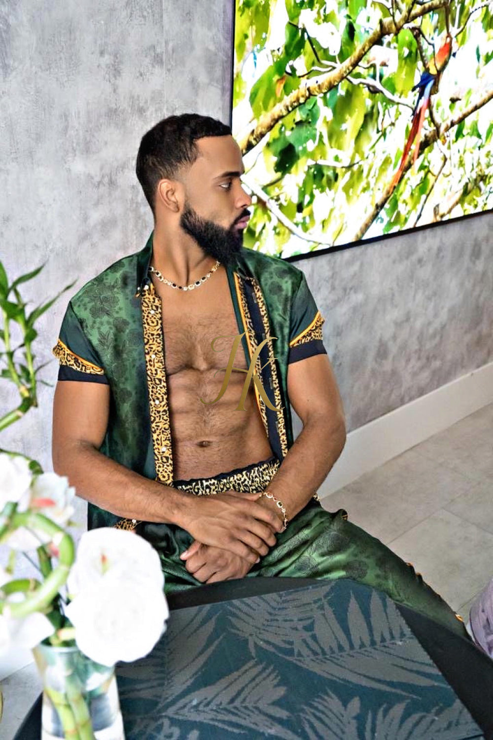 Handmade Outfits: Men's Luxury Silk Set - kayibstrore