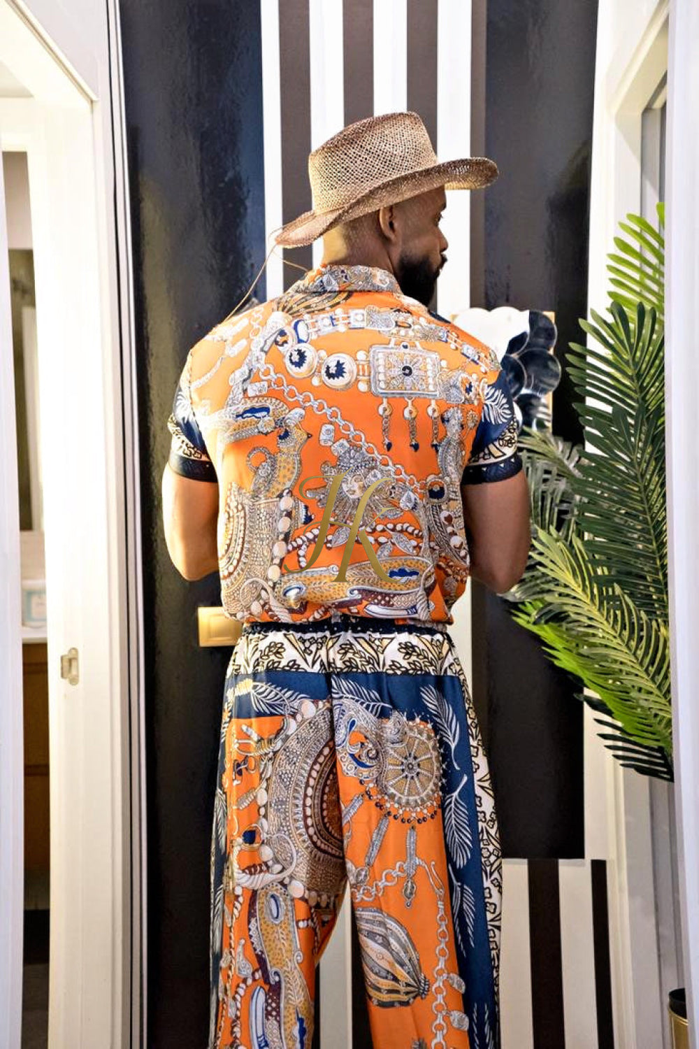 Unleash Your Style: Luxury Silk Set Festival Wear for Men - kayibstrore