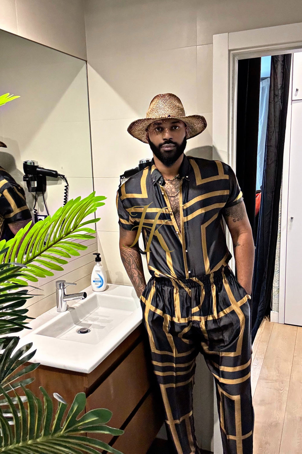 Handmade Outfits: Men's Luxury Silk Set - kayibstrore