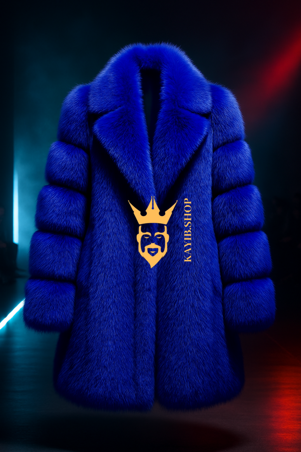Royal Azure Statement Coat