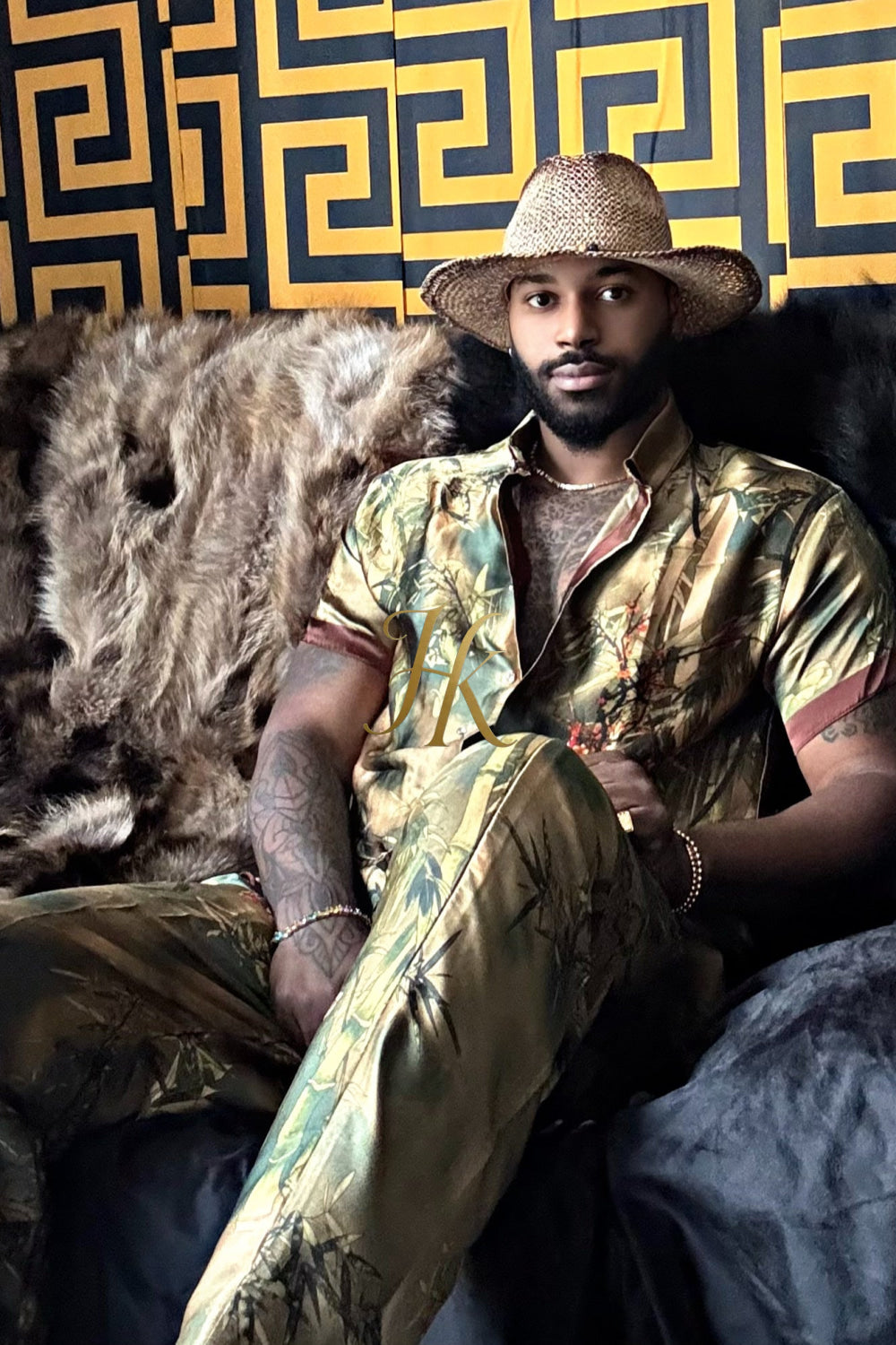 Luxury Handmade Outfits: Men's Luxury Silk Set - kayibstrore