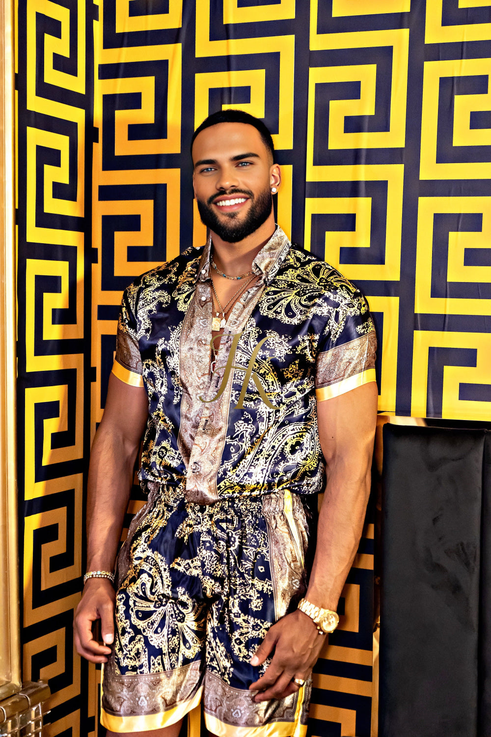 Barocco Silk Set Outfit - Elevate Your Style with Pure Elegance - kayibstrore