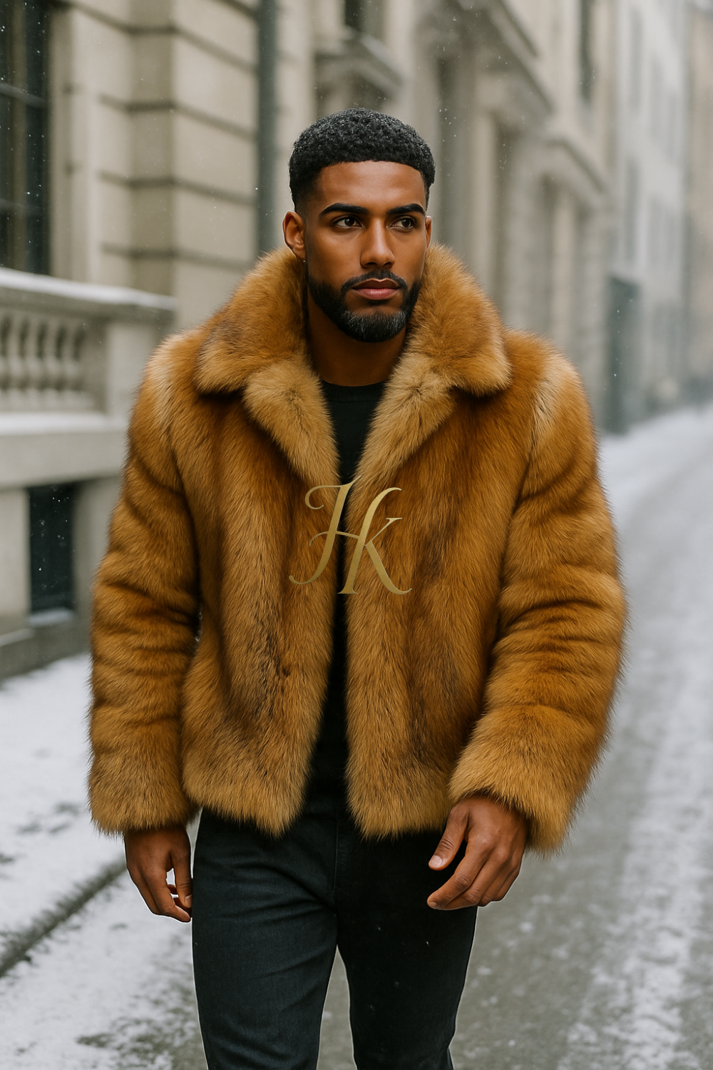 Luxurious Fox Fur Coats for Men