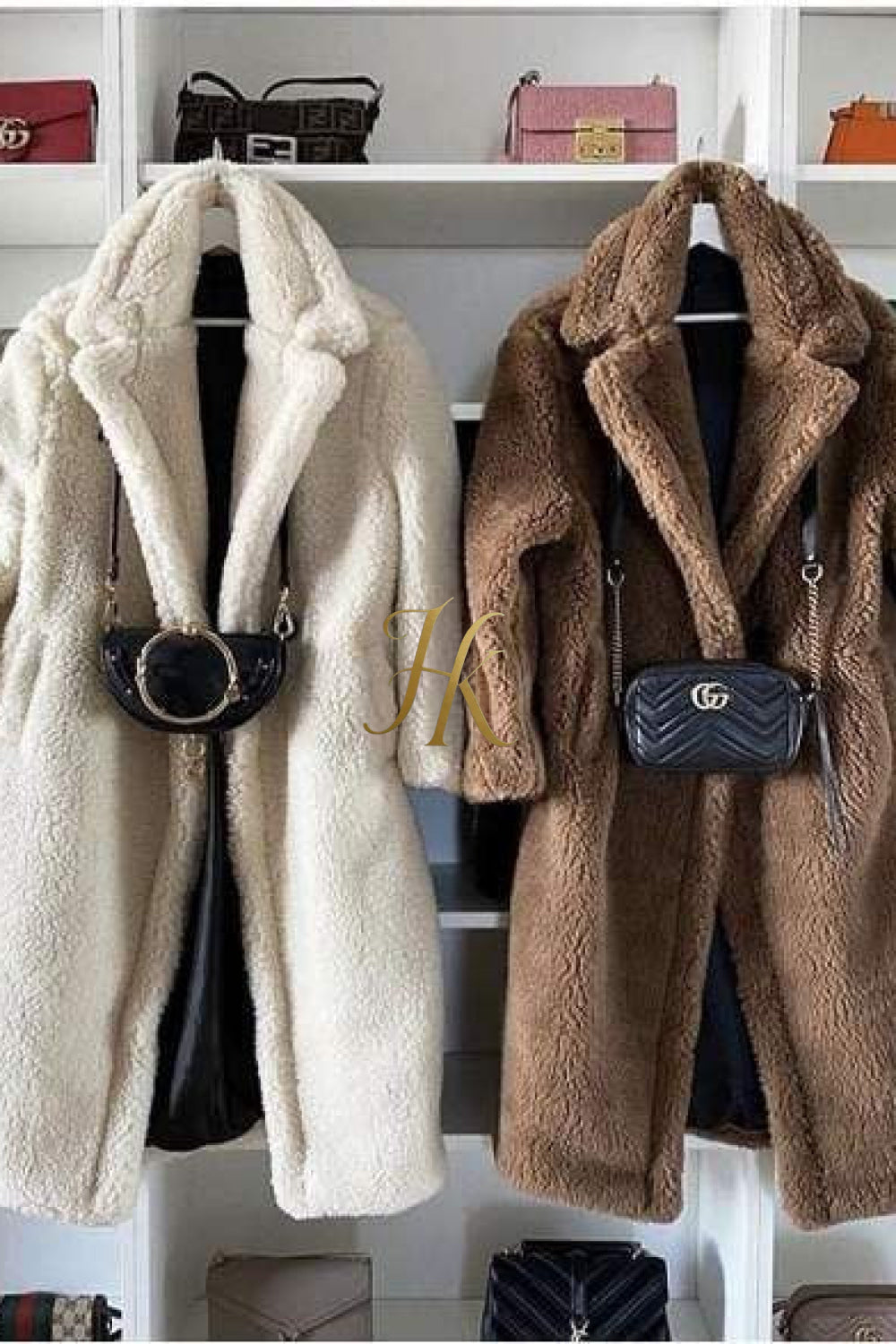 Unisex Teddy Luxury Women's Coat - Stay Warm and Stylish in this Ethically Produced Fur Coat - kayibstrore