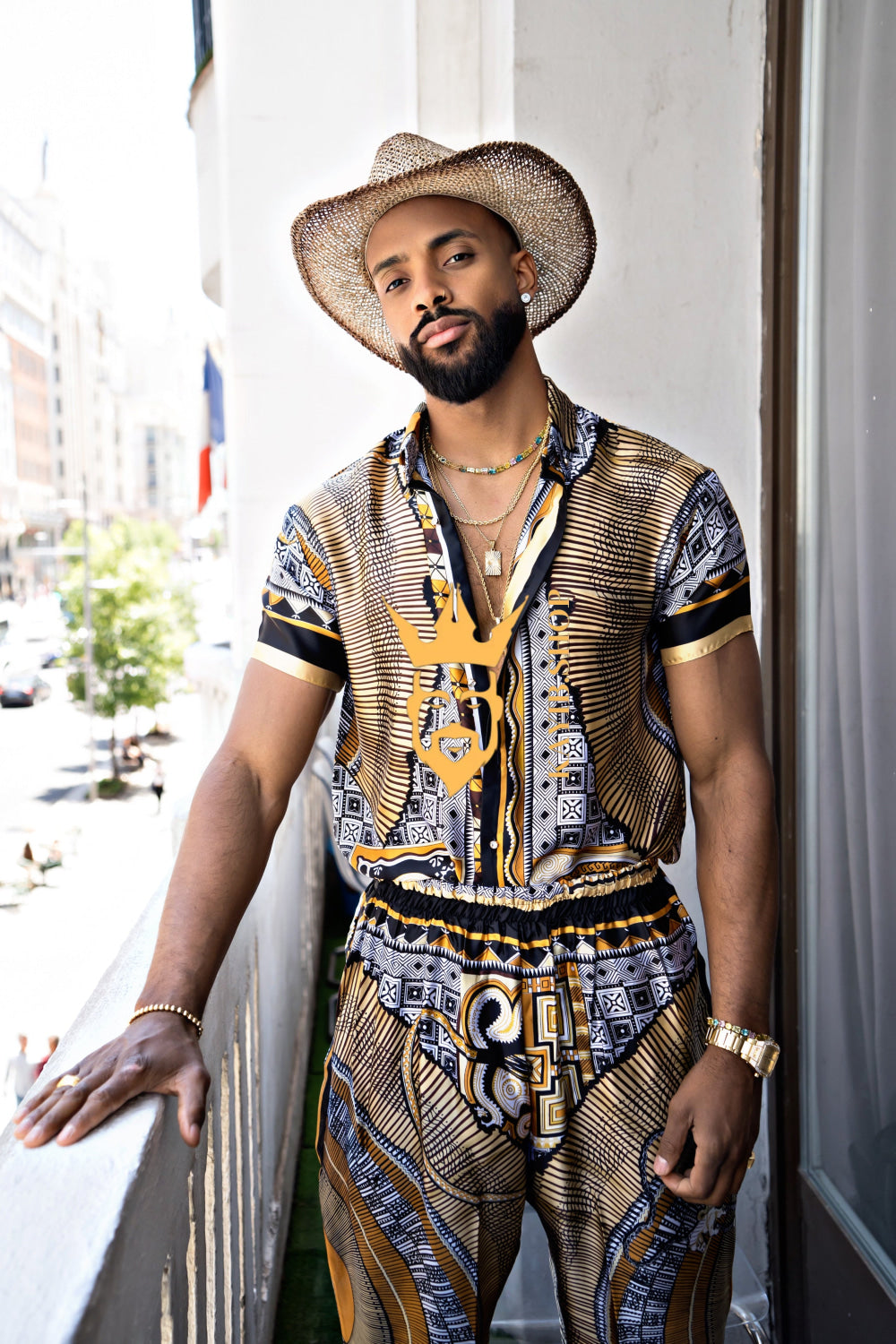 Luxury Silk Set for Men: Perfect Summer and Beach Wear - kayibstrore