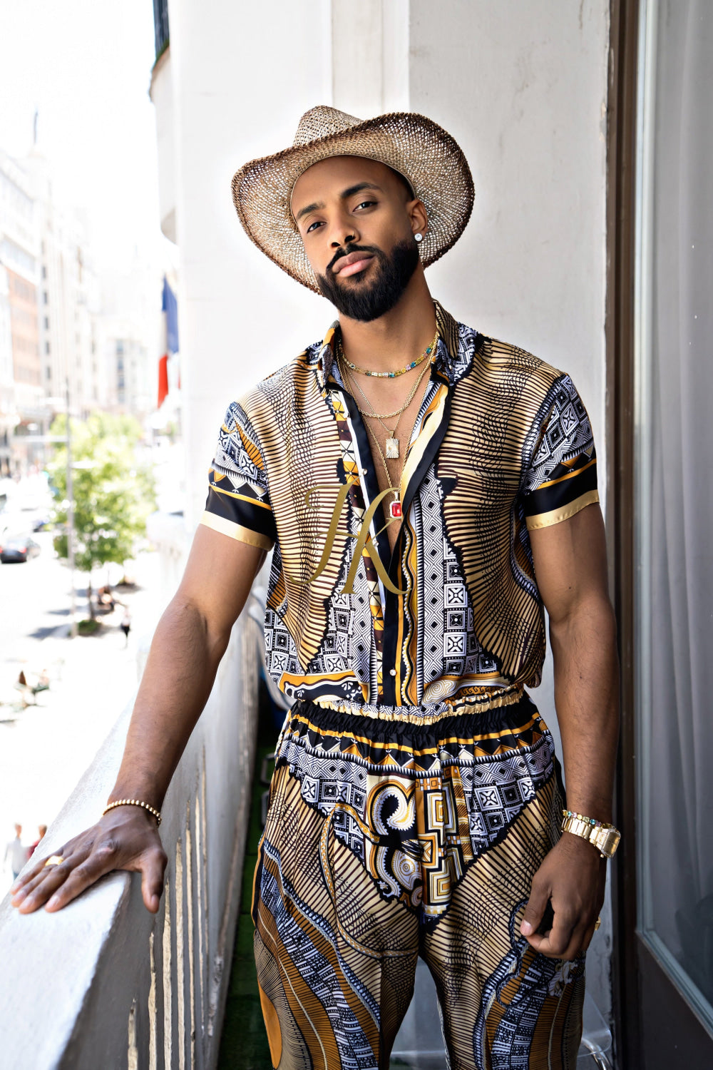 Luxury Silk Set for Men: Perfect Summer and Beach Wear - kayibstrore