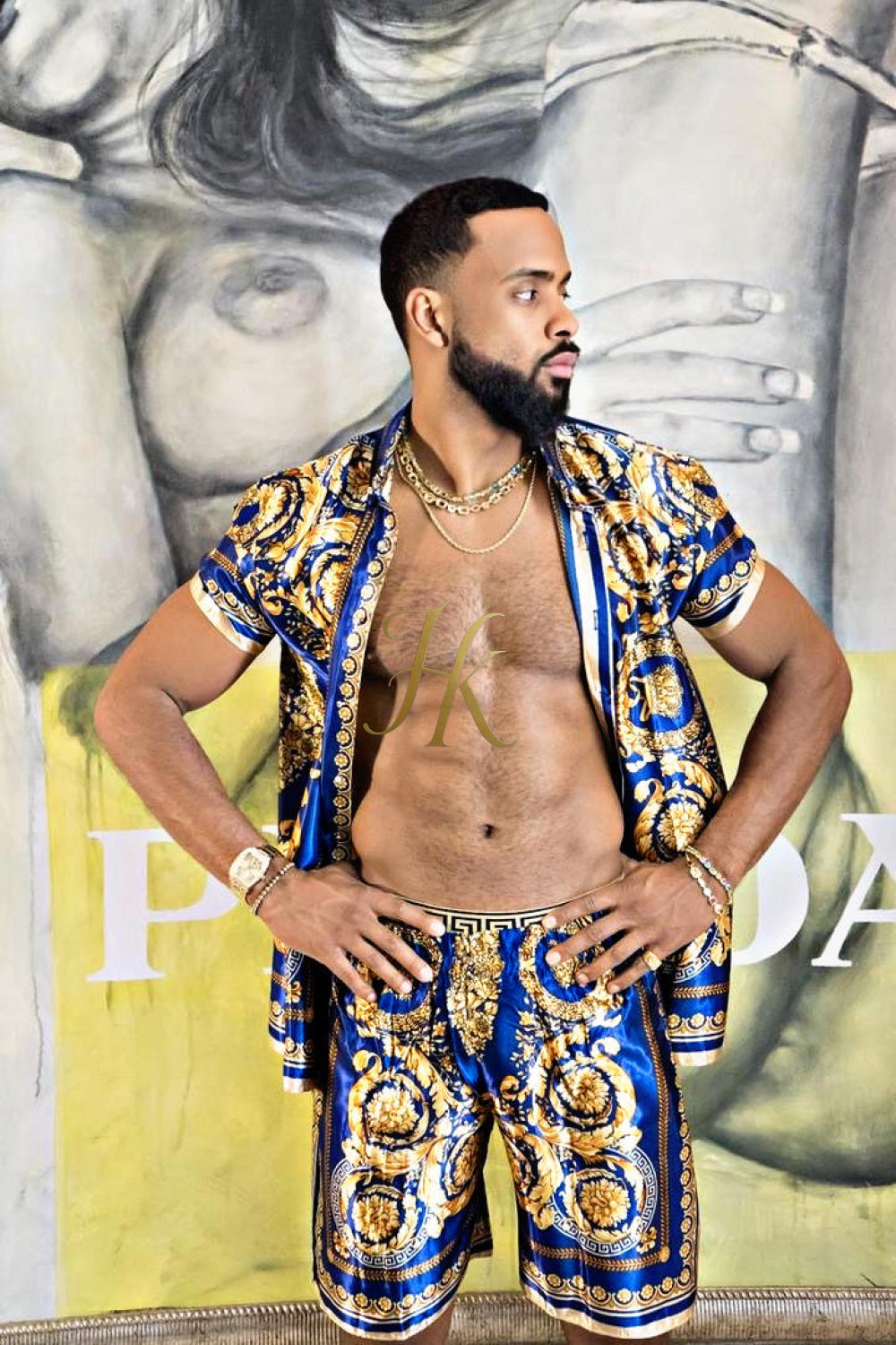 Barocco Silk Set Outfit - Elevate Your Style with Pure Elegance - kayibstrore