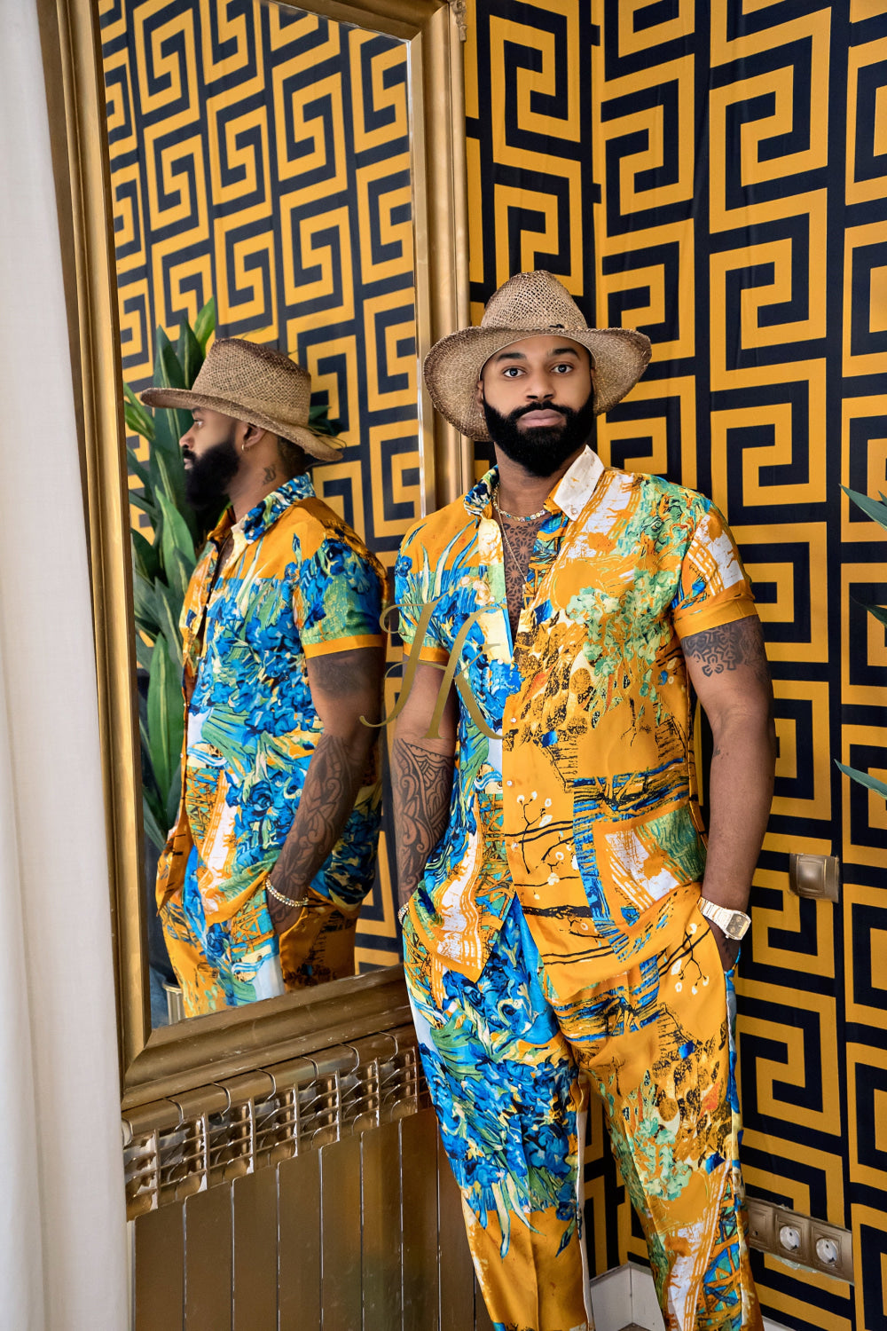 Ultimate Luxury Men's Rave Wear: Silk Set for Unmatched Style and Comfort - kayibstrore