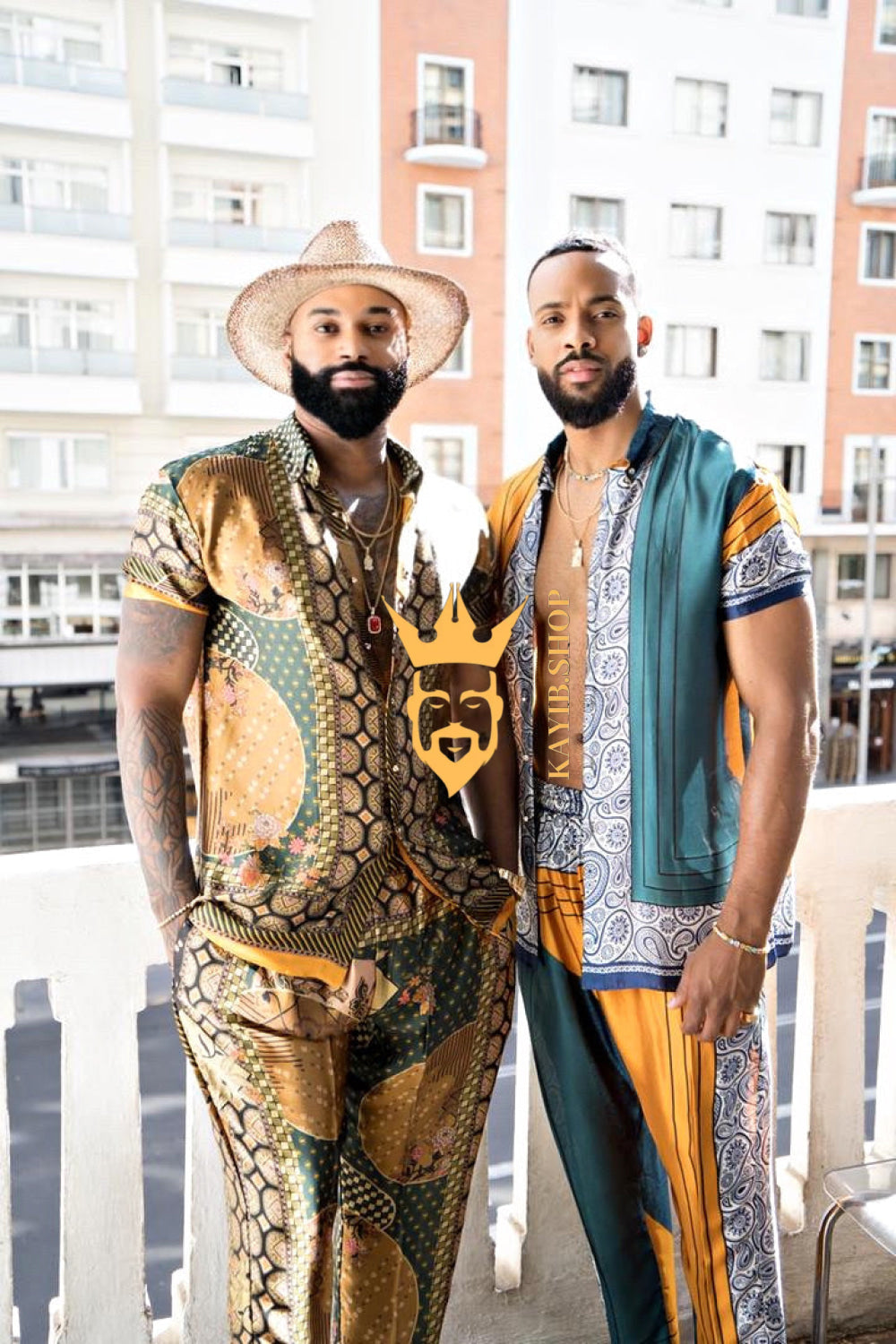 Men's party Luxury Silk Dress Set Outfit - Elevate Your Style Game with Ultimate Comfort and Unbeatable Quality - kayibstrore