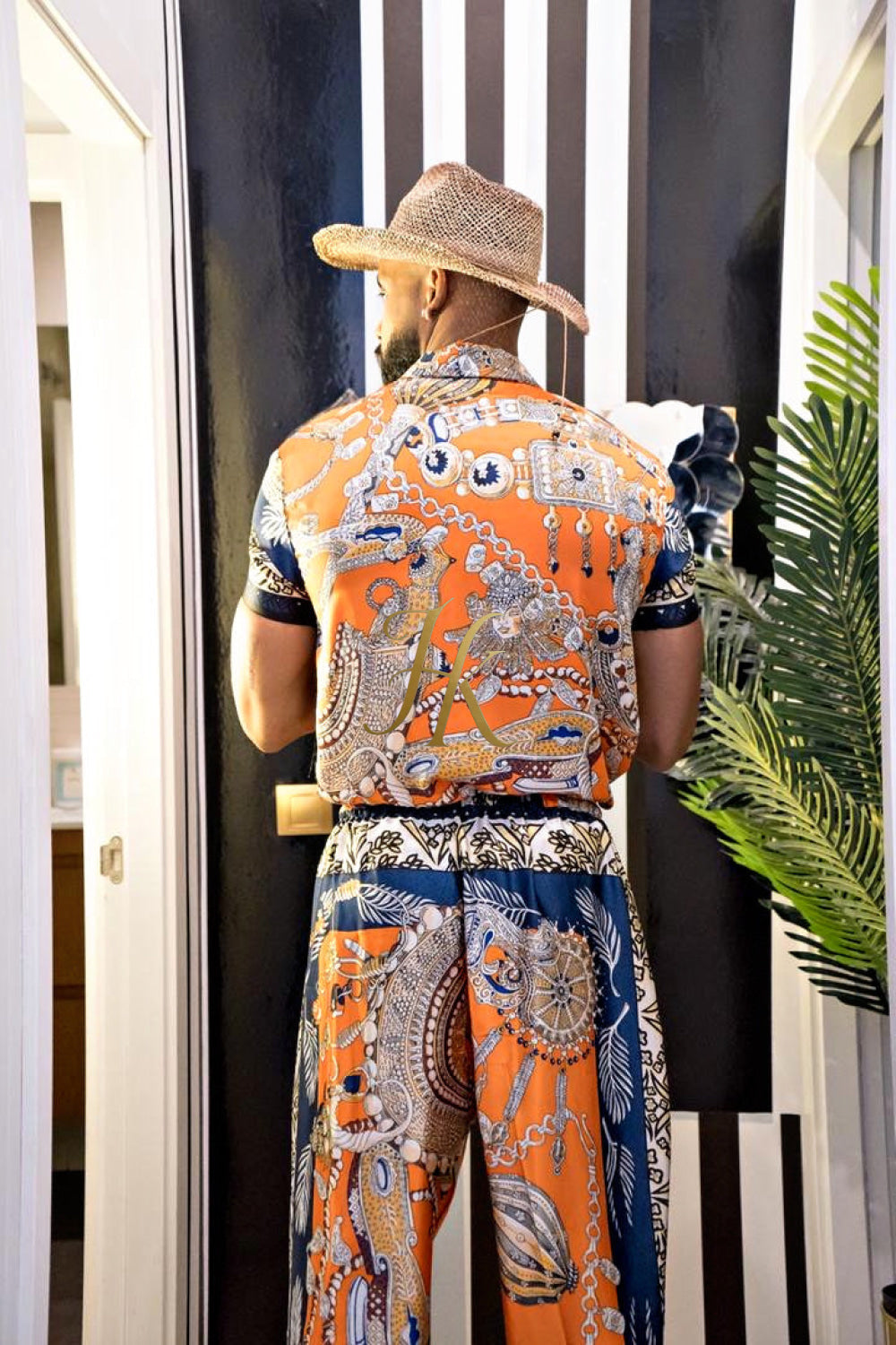 Unleash Your Style: Luxury Silk Set Festival Wear for Men - kayibstrore