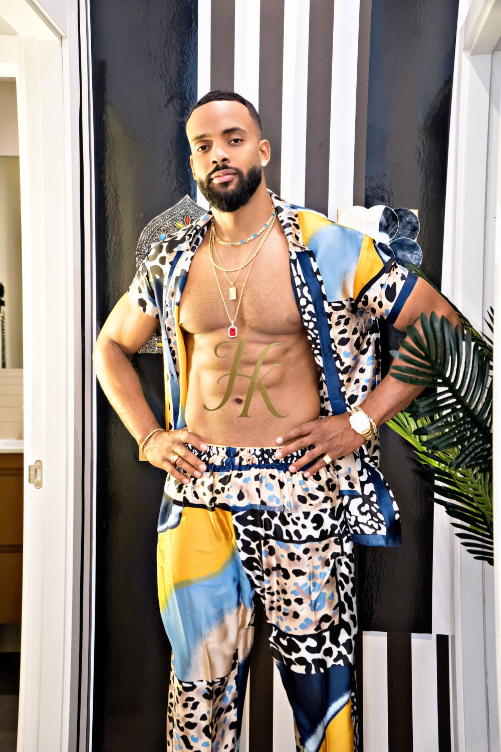 Unleash Your Style: Luxury Silk festival Rave Wear for Men - kayibstrore