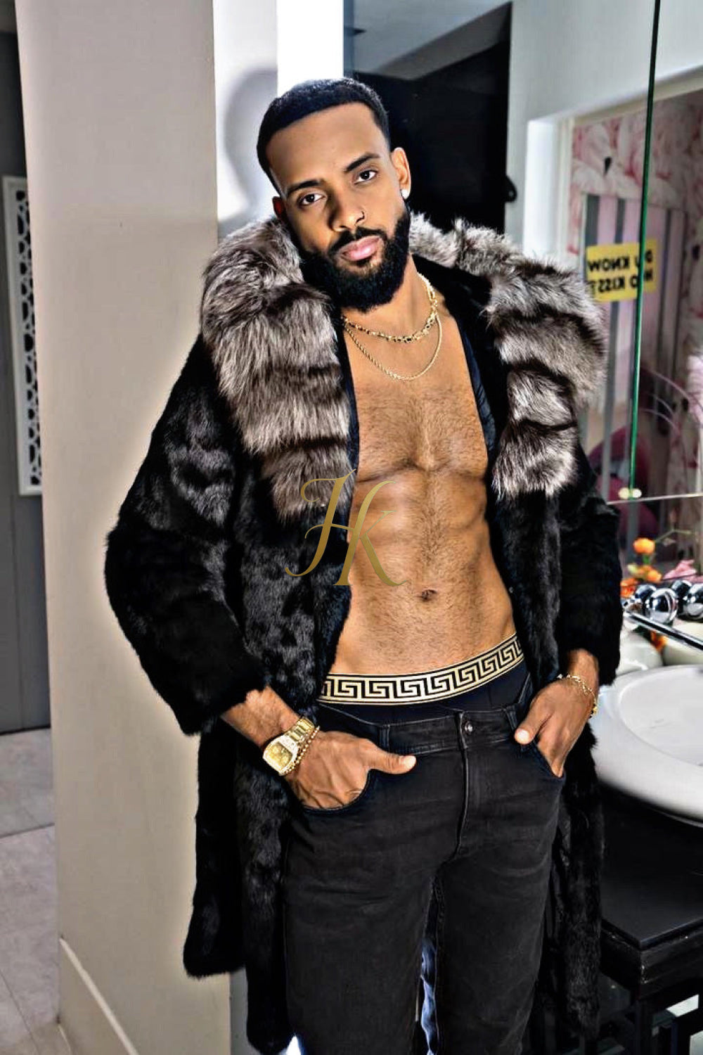 Luxurious Fox Fur Coats for Men - Elevate Your Style and Warmth - kayibstrore