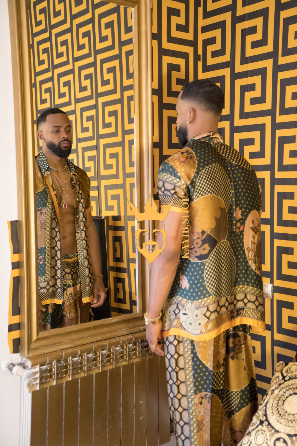 Men's party Luxury Silk Dress Set Outfit - Elevate Your Style Game with Ultimate Comfort and Unbeatable Quality - kayibstrore